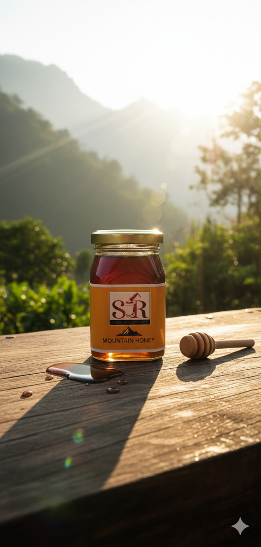 Mountain Honey - 100% Natural - No Chemicals & No Additives - 350g