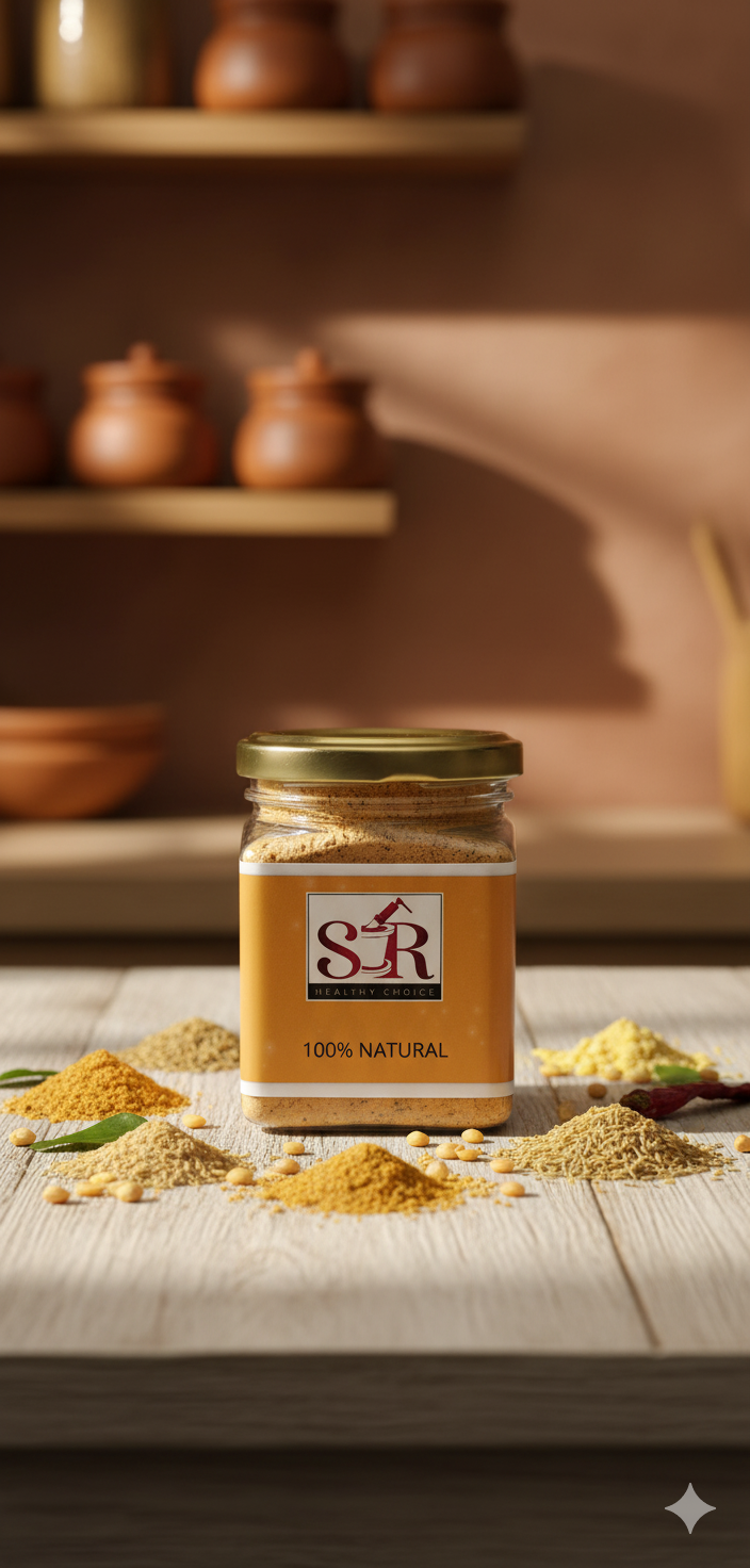 Paruppu Podi - 100% Natural - No Chemicals & Additives - 200g